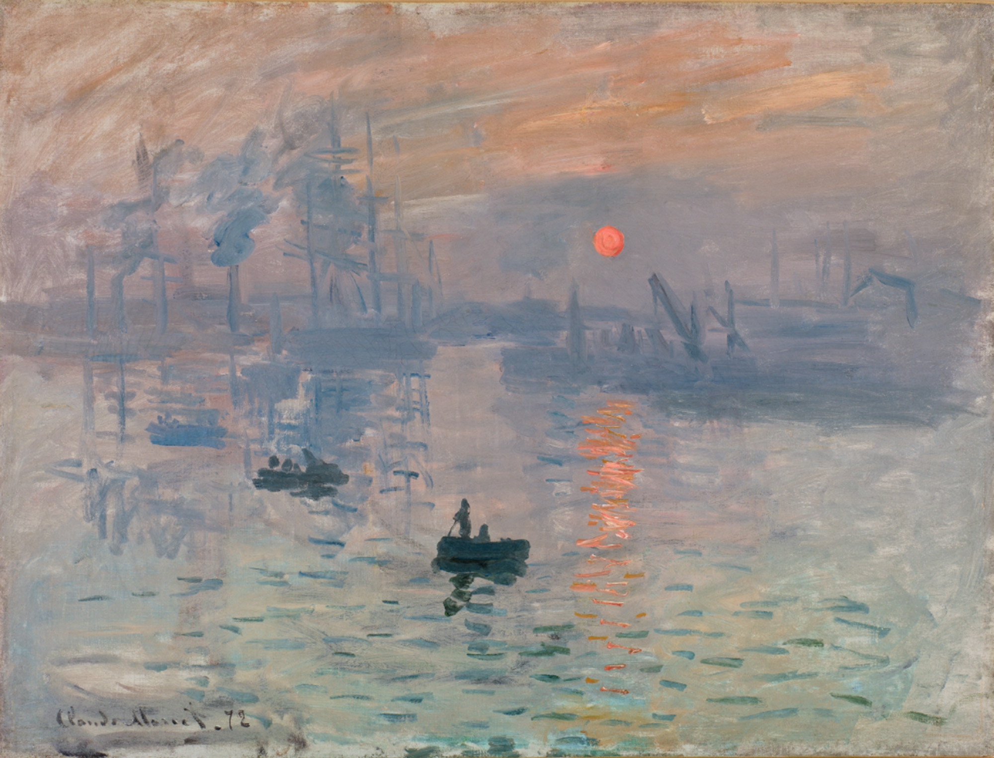 Claude Monet, Impression, soleil levant, 1872, Musse Marmottan Monet, Paris