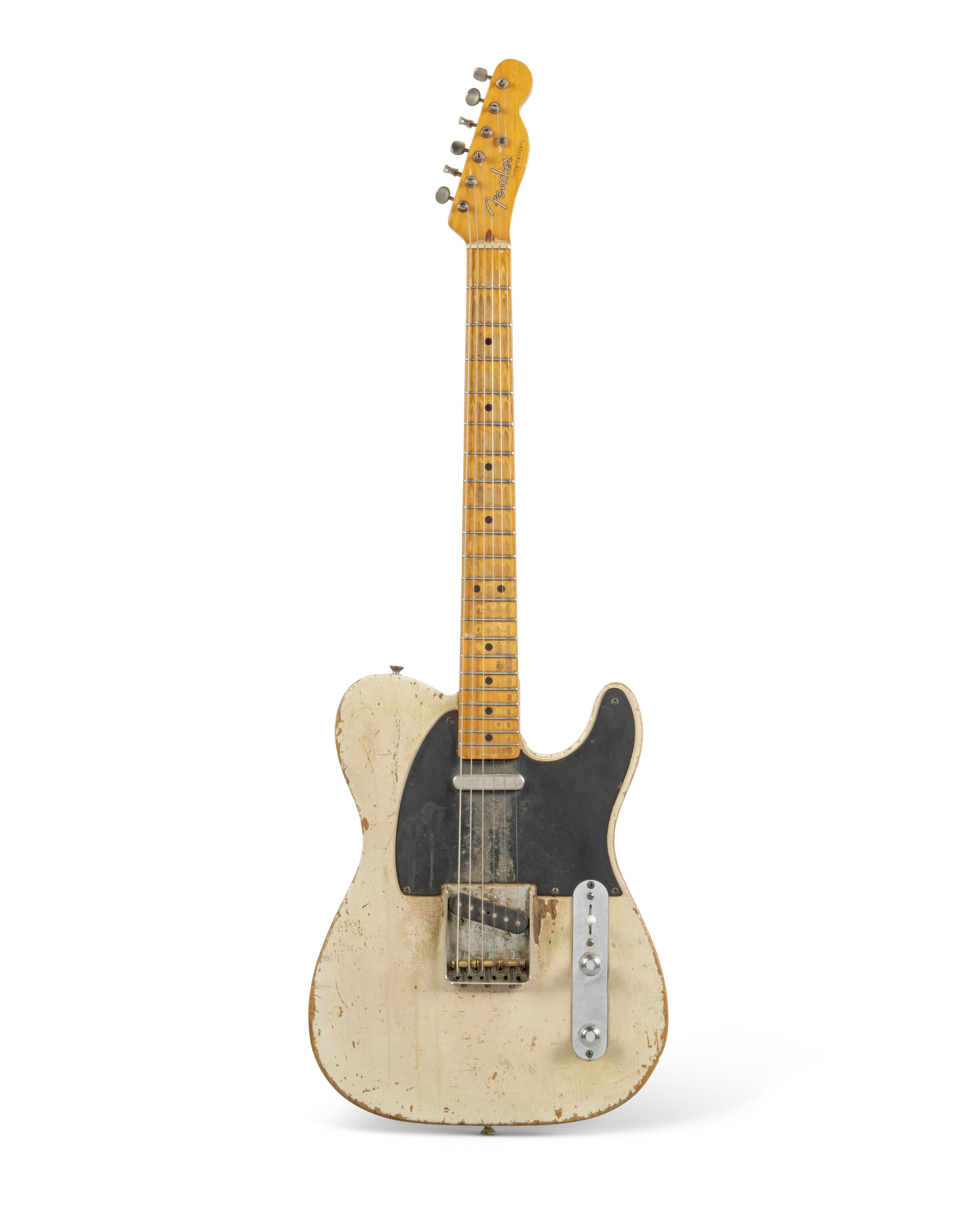 Fender Electric Instrument Company, Fullerton, California, 1957 and later. A composite solid-body electric guitar, Telecaster, offered in Jeff Beck: The Guitar Collection on 22 January 2025 at Christie's in London