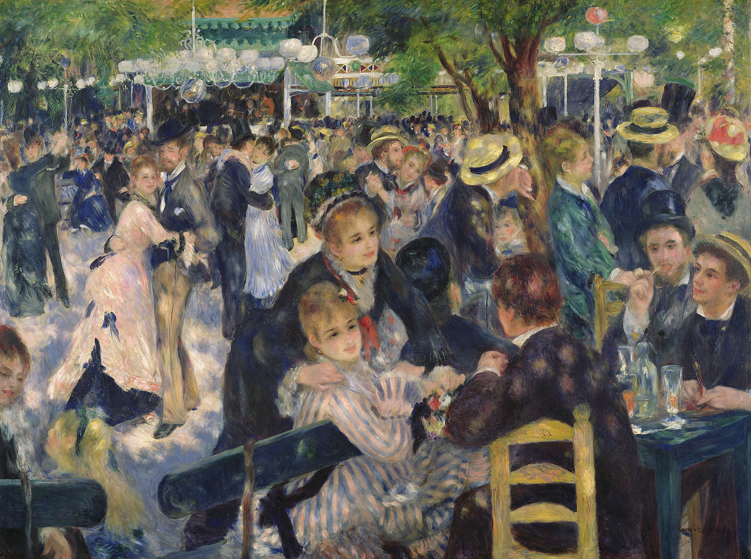 Auguste Renoir, Bal du moulin de la Galette, 1876, Paris, Musee d'Orsay
