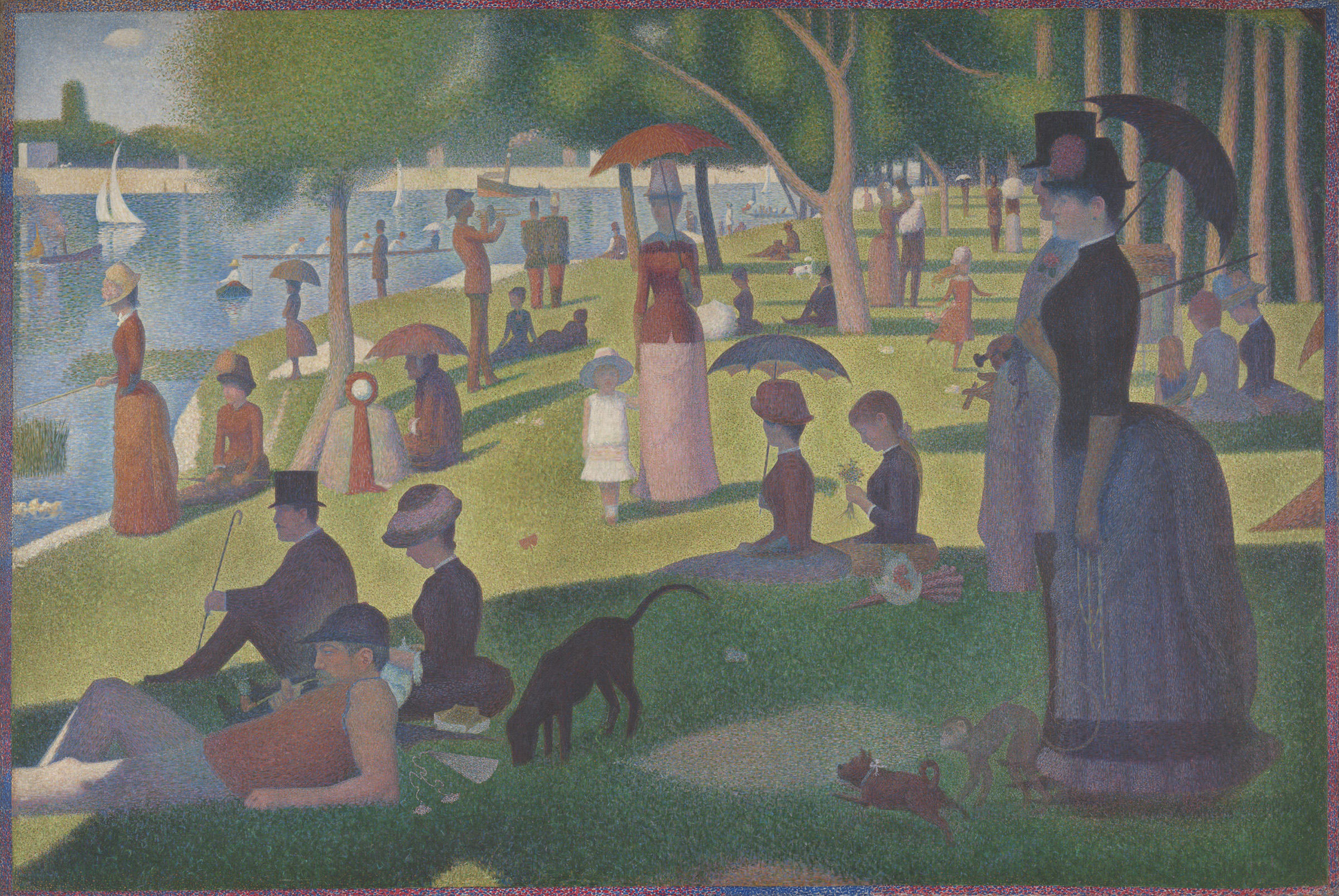 Georges Seurat, A Sunday on La Grande Jatte - 1884, 1884-86, The Art Institute of Chicago